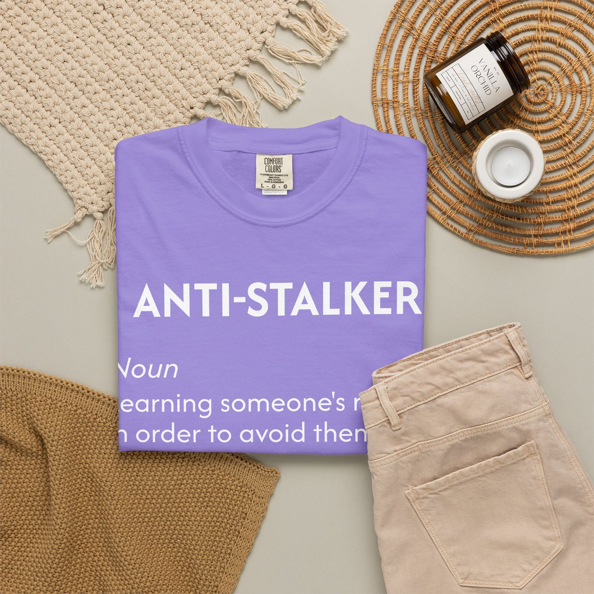 Anti-Stalker Noun Definition T-Shirt