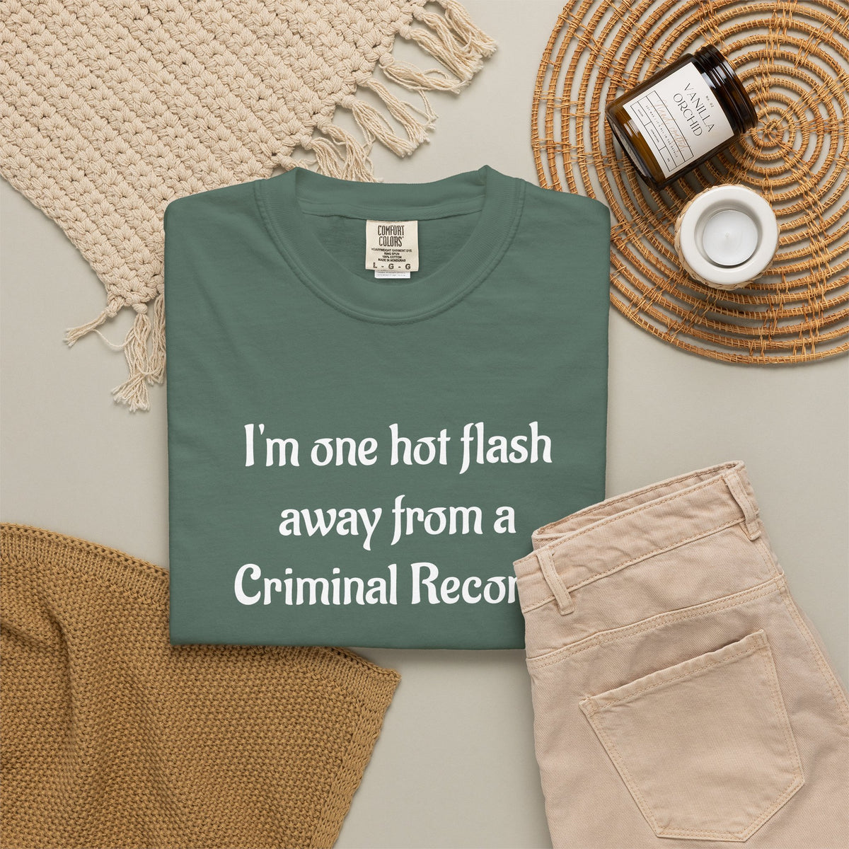 Criminal Record Funny Quote T-Shirt