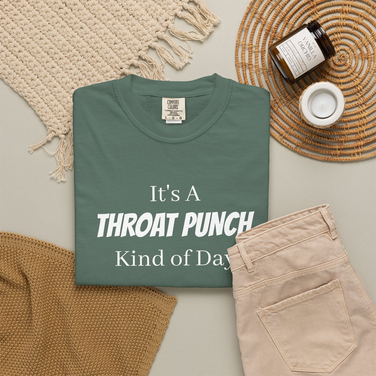 It’s a Throat Punch Kind of Day Graphic T-Shirt