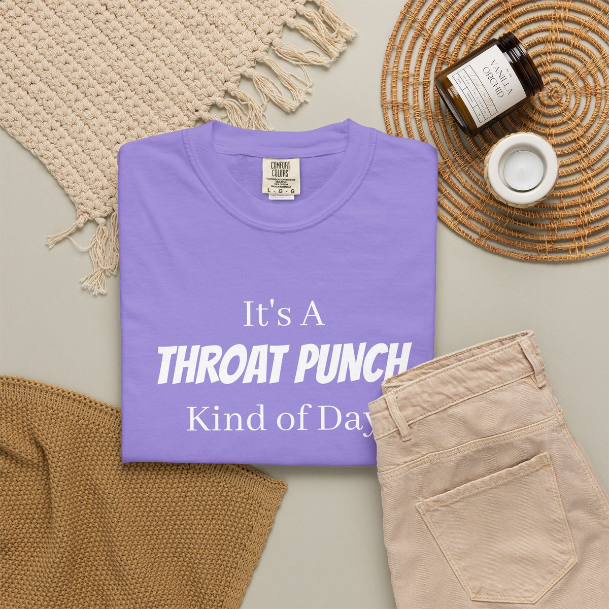 It’s a Throat Punch Kind of Day Graphic T-Shirt