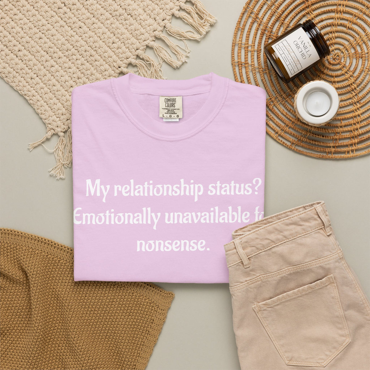 Emotionally Unavailable for Nonsense Graphic T-Shirt