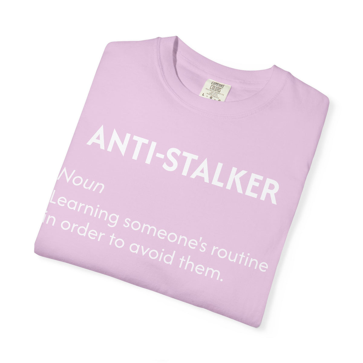 Anti-Stalker Noun Definition T-Shirt