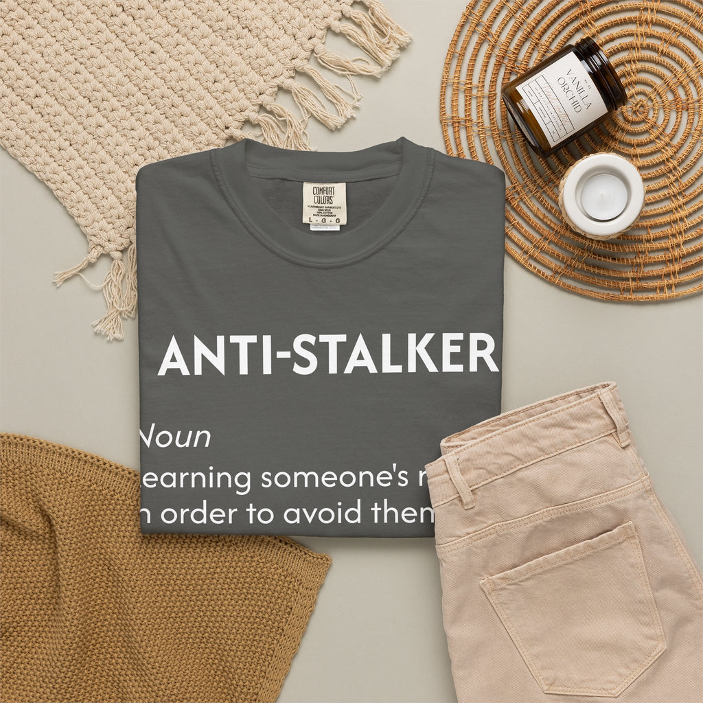 Anti-Stalker Noun Definition T-Shirt