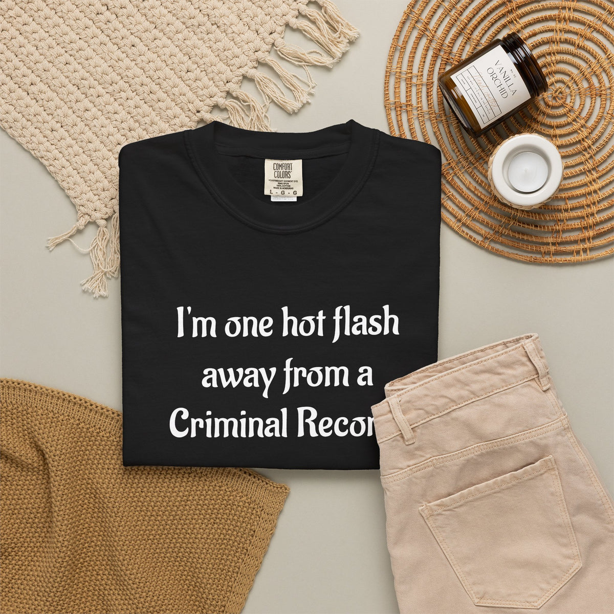 Criminal Record Funny Quote T-Shirt