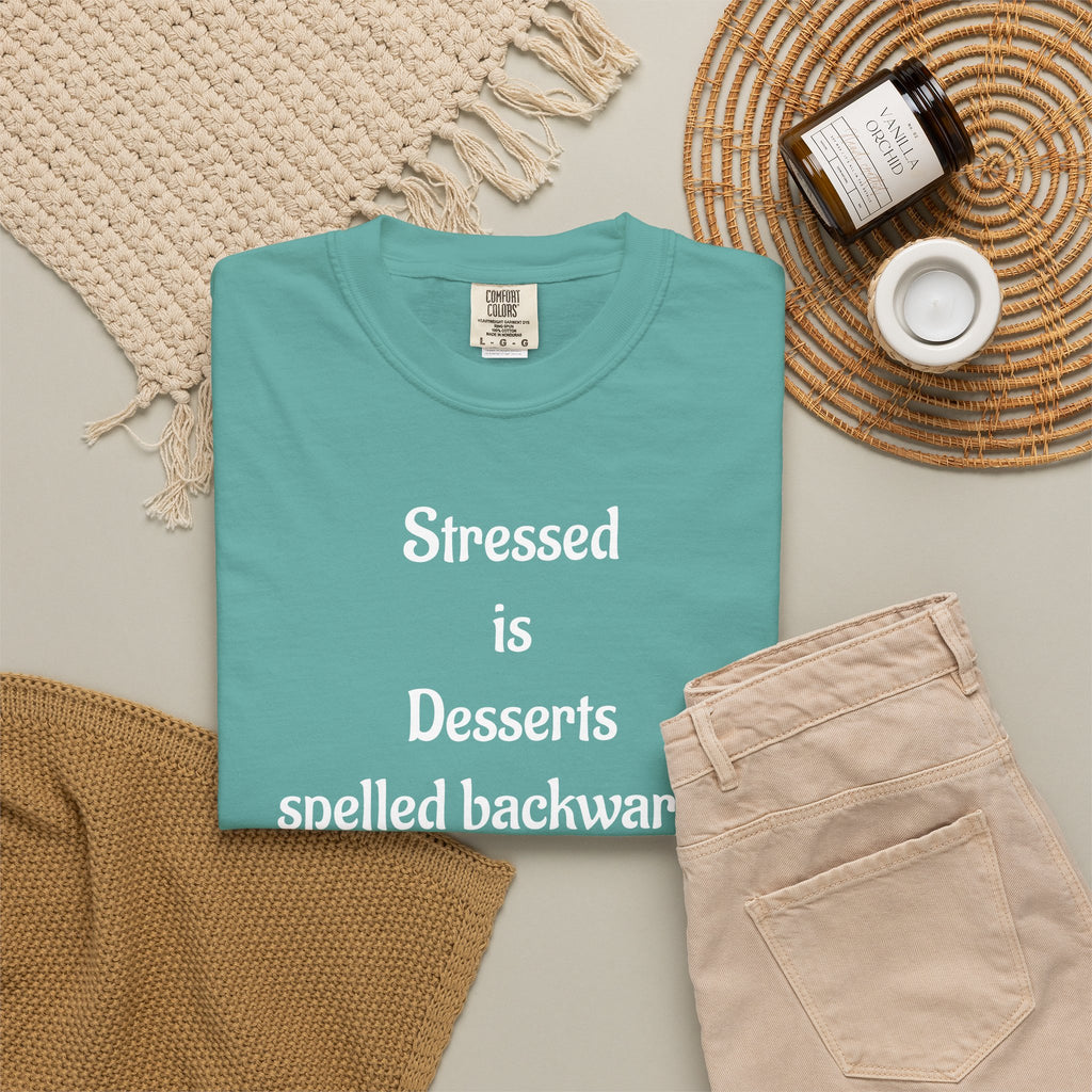 Stressed Is Desserts Spelled Backwards Graphic T-Shirt