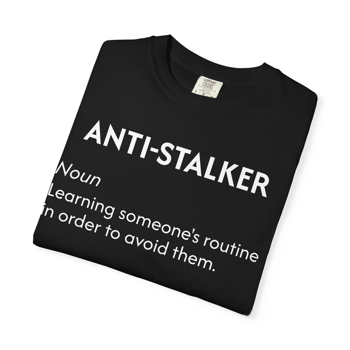 Anti-Stalker Noun Definition T-Shirt