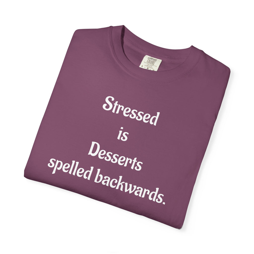 Stressed Is Desserts Spelled Backwards Graphic T-Shirt