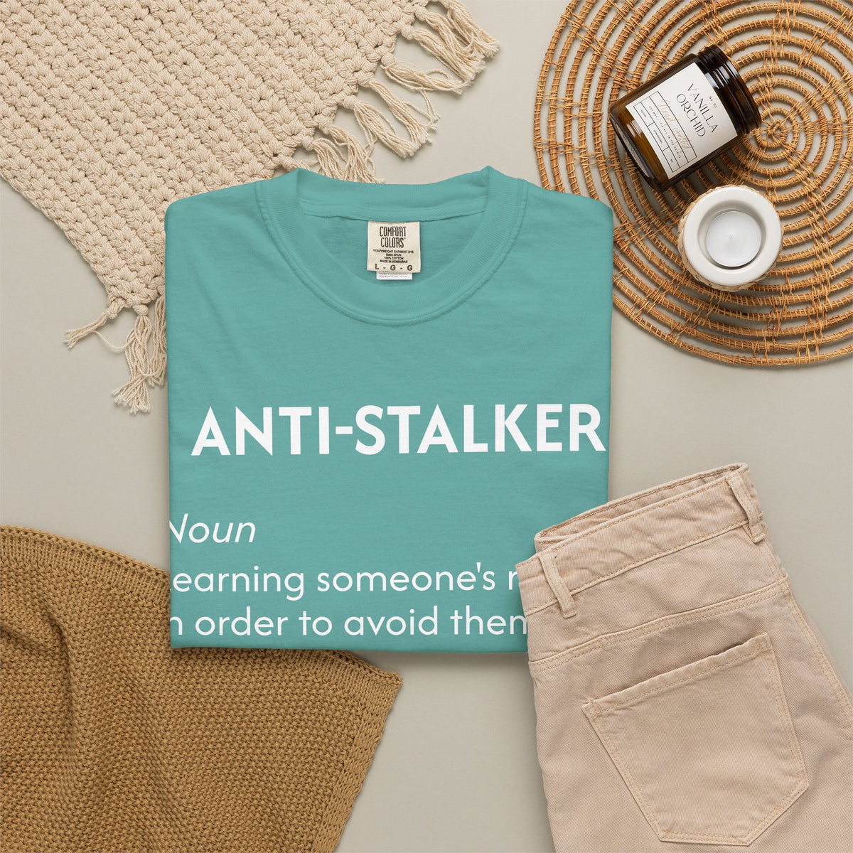 Anti-Stalker Noun Definition T-Shirt