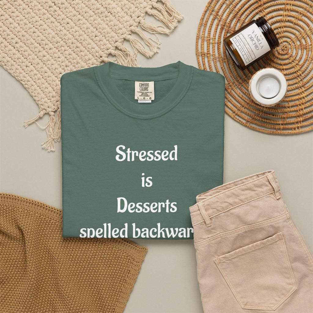 Stressed Is Desserts Spelled Backwards Graphic T-Shirt