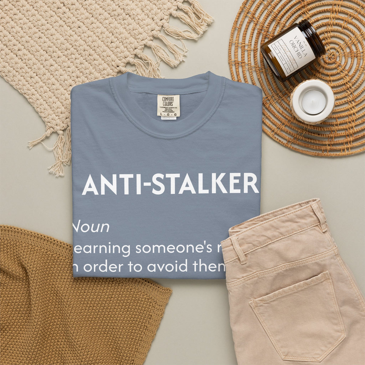 Anti-Stalker Noun Definition T-Shirt