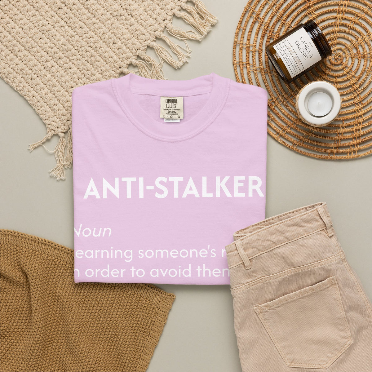 Anti-Stalker Noun Definition T-Shirt