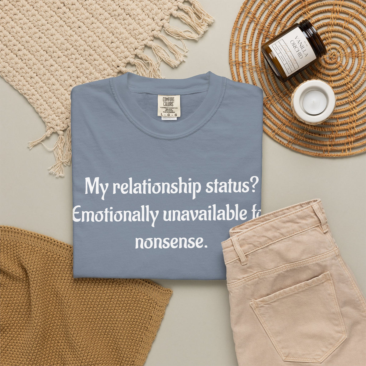 Emotionally Unavailable for Nonsense Graphic T-Shirt