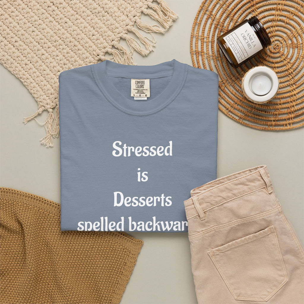 Stressed Is Desserts Spelled Backwards Graphic T-Shirt
