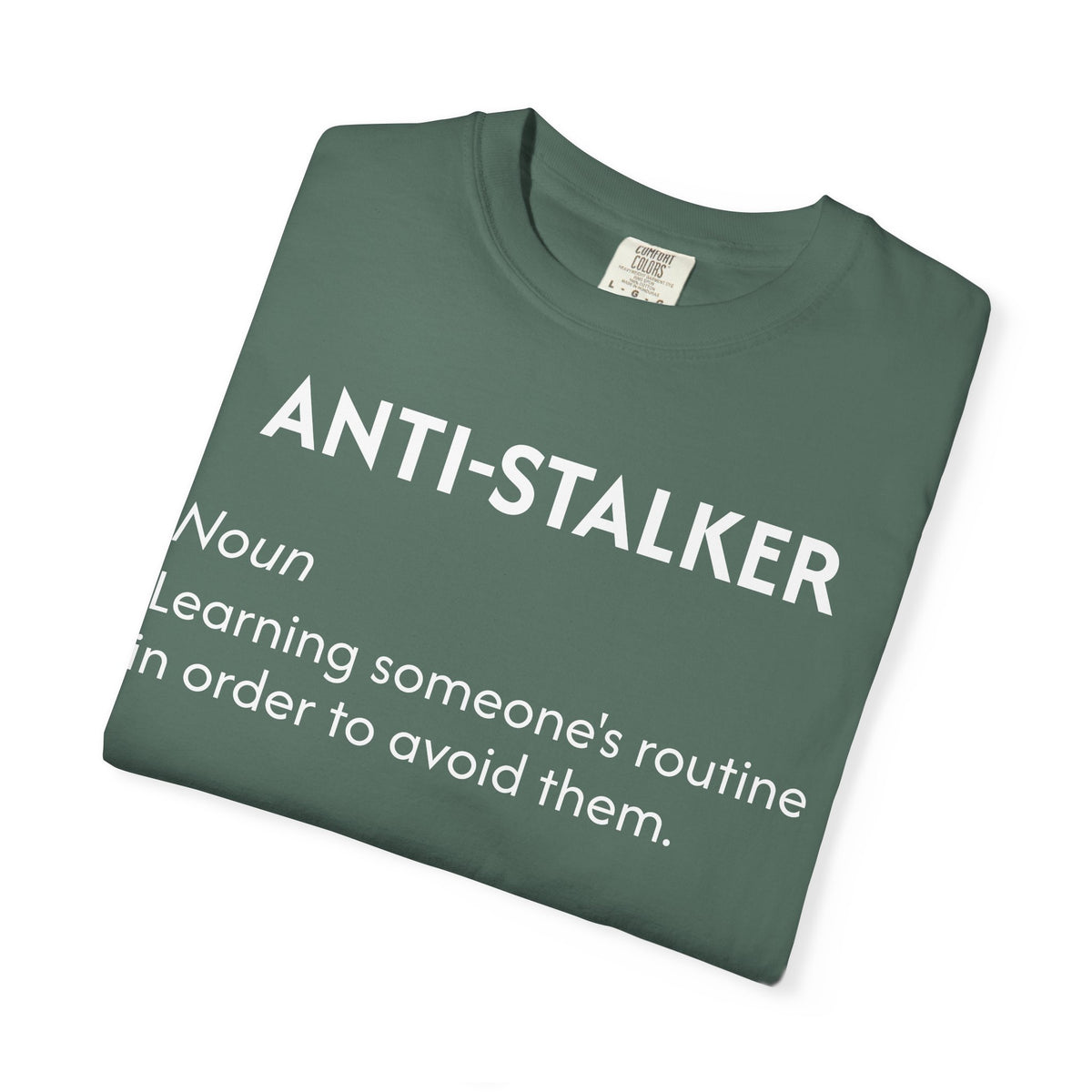 Anti-Stalker Noun Definition T-Shirt
