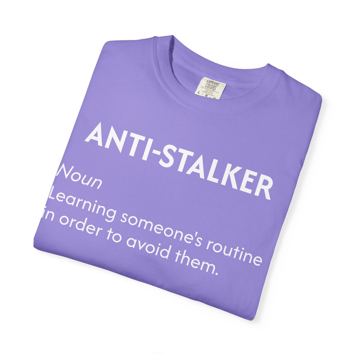 Anti-Stalker Noun Definition T-Shirt