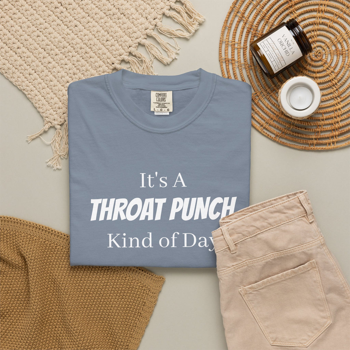 It’s a Throat Punch Kind of Day Graphic T-Shirt