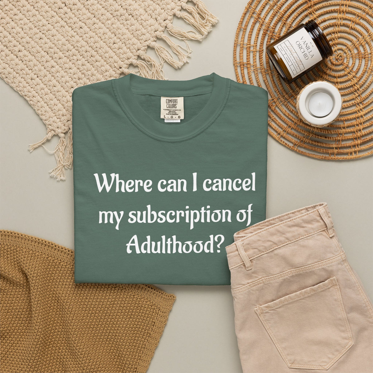 Where Can I Cancel My Subscription of Adulthood? Funny Adulting T-Shirt